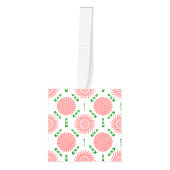 patroon met roze bloemen decoratie (Voorkant)