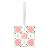 patroon met roze bloemen decoratie (Rechts)