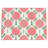 patroon met roze bloemen groot cadeauzakje (Voorkant)