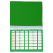 patroon met roze bloemen kalender (Mar 2027)
