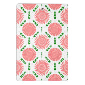 patroon met roze bloemen mini klembord (Achterkant)