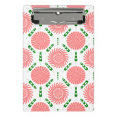 patroon met roze bloemen mini klembord (Voorkant)