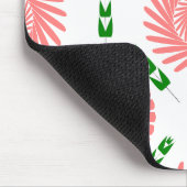 patroon met roze bloemen muismat (Hoek)