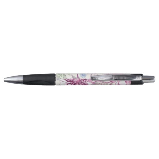 Patroon met roze bloemen pen (Achterkant)