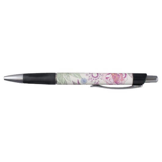 Patroon met roze bloemen pen (Bodem)