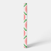 patroon met roze bloemen samsung galaxy hoesje (Linkerkant)