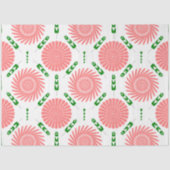 patroon met roze bloemen tissuepapier (Voorkant)