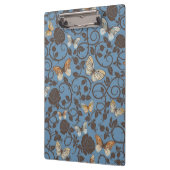 patroon met rozen en vlinder klembord (Links)