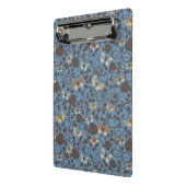 patroon met rozen en vlinder mini klembord (Angled2)