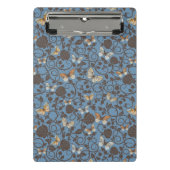 patroon met rozen en vlinder mini klembord (Voorkant)