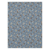 patroon met rozen en vlinder tafelkleed (Voorkant)