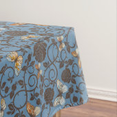 patroon met rozen en vlinder tafelkleed (Voorbeeld)