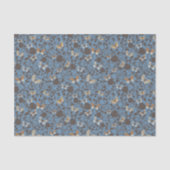 patroon met rozen en vlinder tissuepapier (Voorkant)