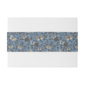 patroon met rozen en vlinder uitnodigingen wikkel (Achterkant Voorbeeld)