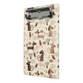 patroon met schattige honden mini klembord (Angled2)