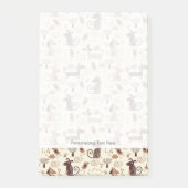 patroon met schattige honden post-it® notes (Voorkant)