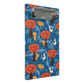 patroon met schattige katten en vogels mini klembord (Schuin)