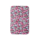 patroon met schattige kawaï - doodle cats 2 badmat (Voorkant Verticaal)