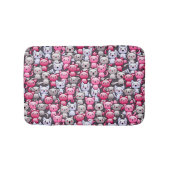 patroon met schattige kawaï - doodle cats 2 badmat (Voorkant)