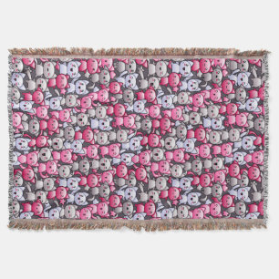 patroon met schattige kawaï - doodle cats 2 deken