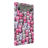 patroon met schattige kawaï - doodle cats 2 mini klembord (Schuin)