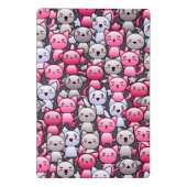 patroon met schattige kawaï - doodle cats 2 mini klembord (Achterkant)