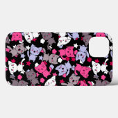 patroon met schattige kawaii - doodle katten 3 Case-Mate iPhone case (Achterkant (horizontaal))