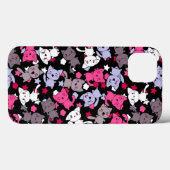 patroon met schattige kawaii - doodle katten 3 Case-Mate iPhone case (Achterkant (horizontaal))