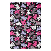 patroon met schattige kawaii - doodle katten 3 mini klembord (Achterkant)