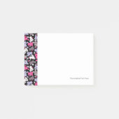 patroon met schattige kawaii - doodle katten 3 post-it® notes (Voorkant)