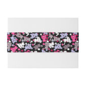 patroon met schattige kawaii - doodle katten 3 uitnodigingen wikkel (Achterkant Voorbeeld)