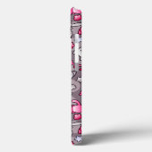 patroon met schattige kawaii doodle katten Case-Mate iPhone case (Achterkant / Links)