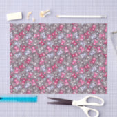patroon met schattige kawaii doodle katten tissuepapier (Craft)