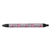 patroon met schattige kawaii doodle katten zwarte inkt pen (Voorkant)