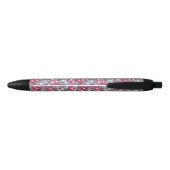 patroon met schattige kawaii doodle katten zwarte inkt pen (Achterkant)
