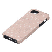 patroon met schattige oerwouden van baby Case-Mate iPhone case (Onderkant)