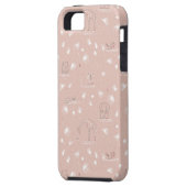 patroon met schattige oerwouden van baby Case-Mate iPhone case (Achterkant Links)