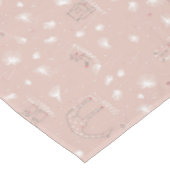 patroon met schattige oerwouden van baby tafelkleed (Gekanteld)