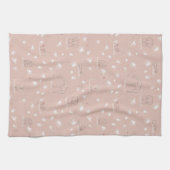 patroon met schattige oerwouden van baby theedoek (Horizontaal)