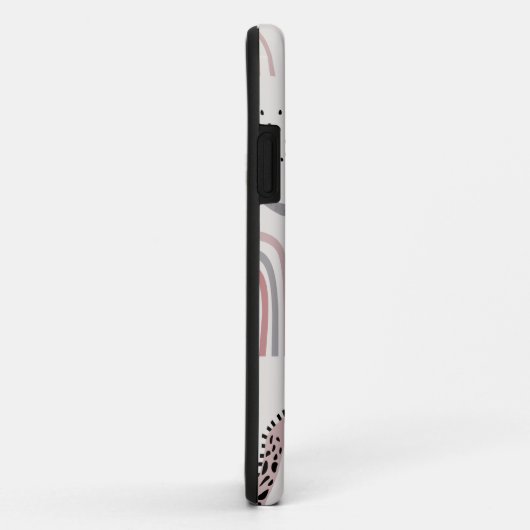 patroon met schattige olifanten en reuzengiraffes Case-Mate iPhone case (Achterkant/rechts)