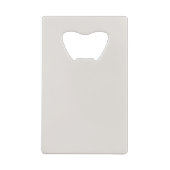 patroon met schattige olifanten en reuzengiraffes creditkaart flessenopener (Achterkant)