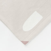 patroon met schattige olifanten en reuzengiraffes fleece deken (Hoek)