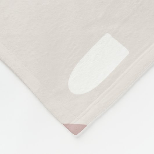 patroon met schattige olifanten en reuzengiraffes fleece deken (Hoek)