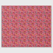 Patroon met schattige vogels en katten cadeaupapier (Vlak)