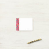 Patroon met schattige vogels en katten post-it® notes (Op bureau)