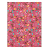 Patroon met schattige vogels en katten tafelkleed (Voorkant)