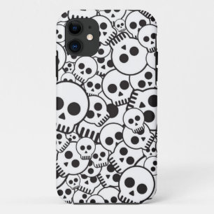 Patroon met schedels iPhone 11 hoesje
