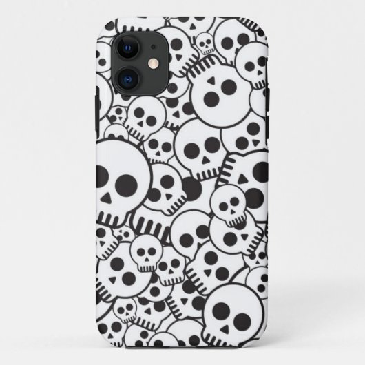 Patroon met schedels Case-Mate iPhone case (Achterkant)