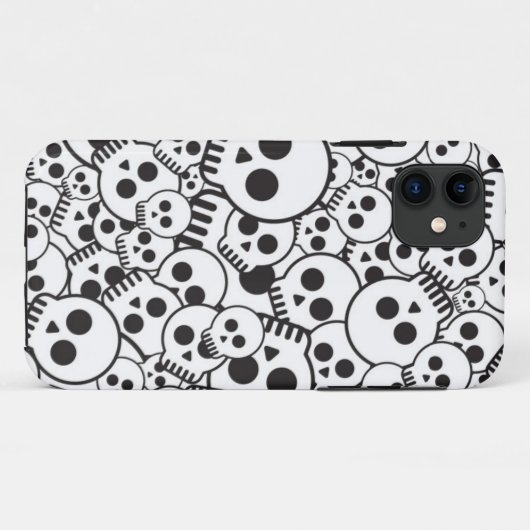 Patroon met schedels Case-Mate iPhone case (Achterkant (horizontaal))