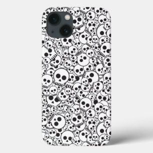 Patroon met schedels iPhone 13 hoesje